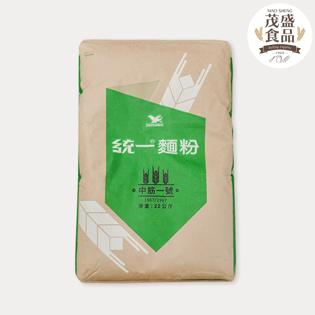 【統一麵粉】中筋一號粉 600g / 3kg / 22kg 