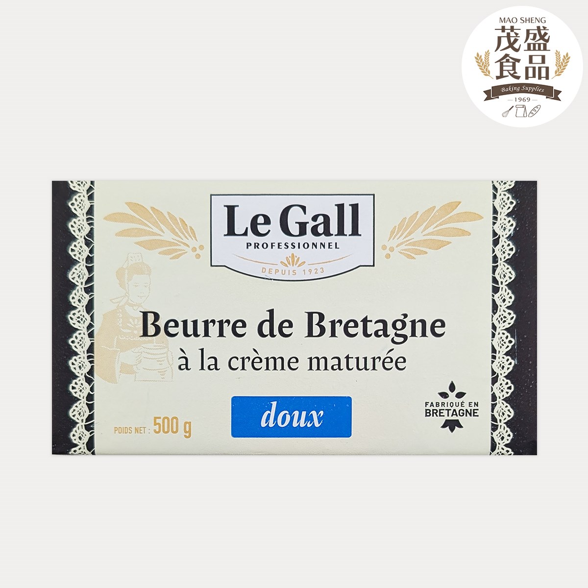 【法國燈塔牌】Le Gall 發酵無鹽奶油（ALA Cheese）500g