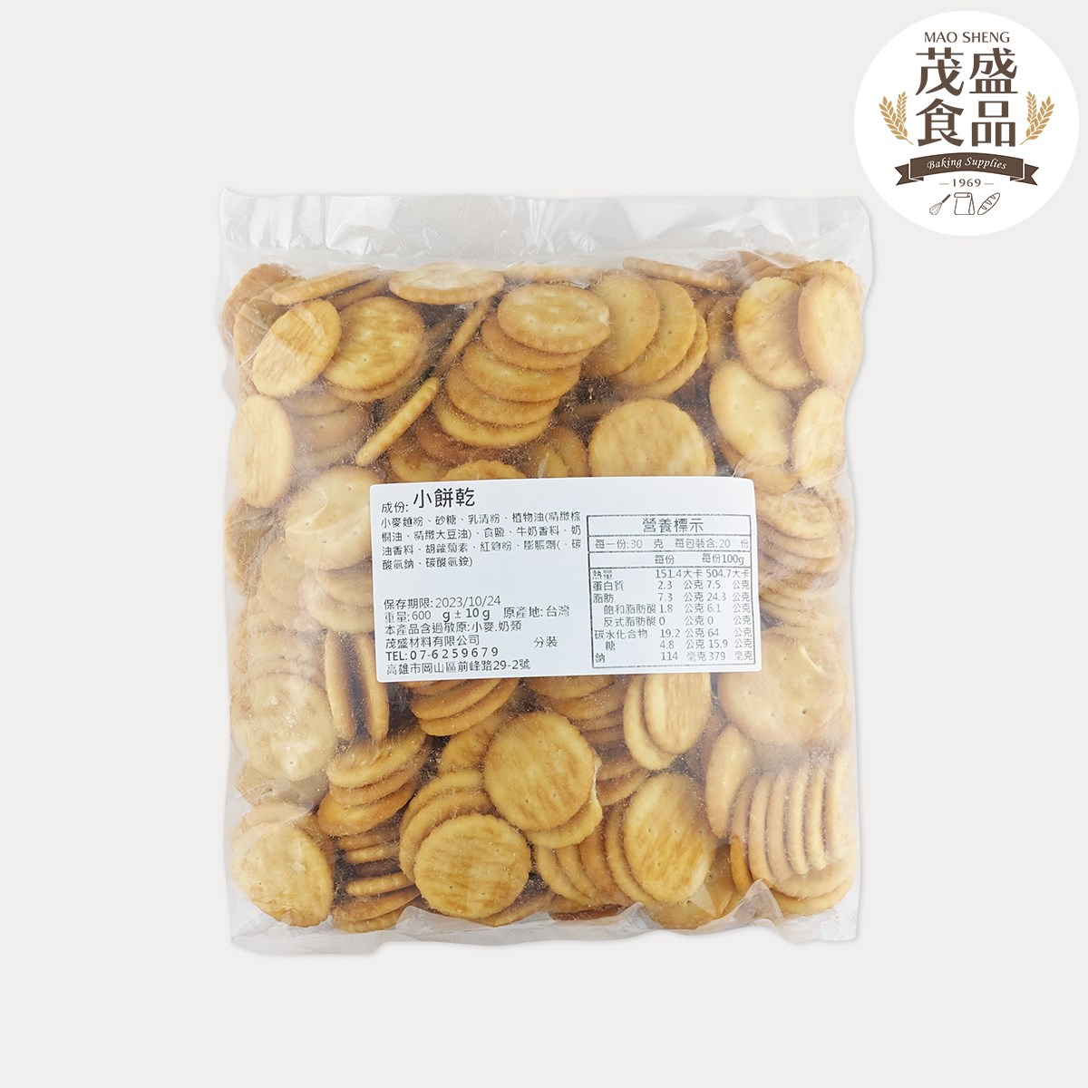 【寶龍】小奇福餅乾 圓形餅乾 飛機餅乾 (600g / 3kg)
