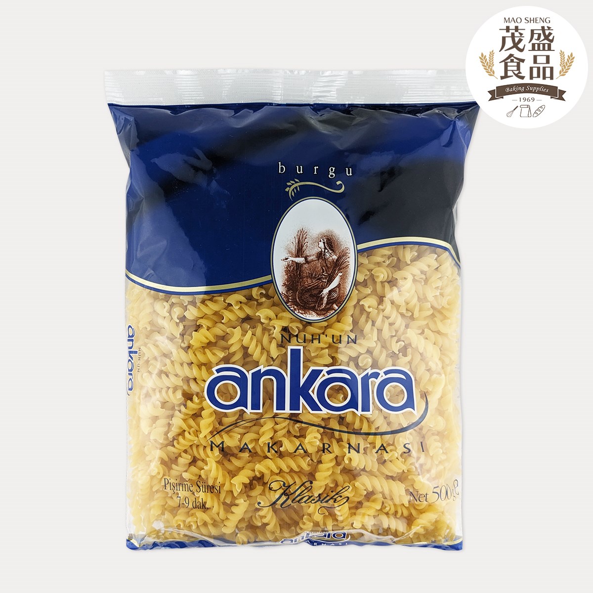 【安卡蘿】義大利麵 直麵 螺旋麵 筆管麵 500g