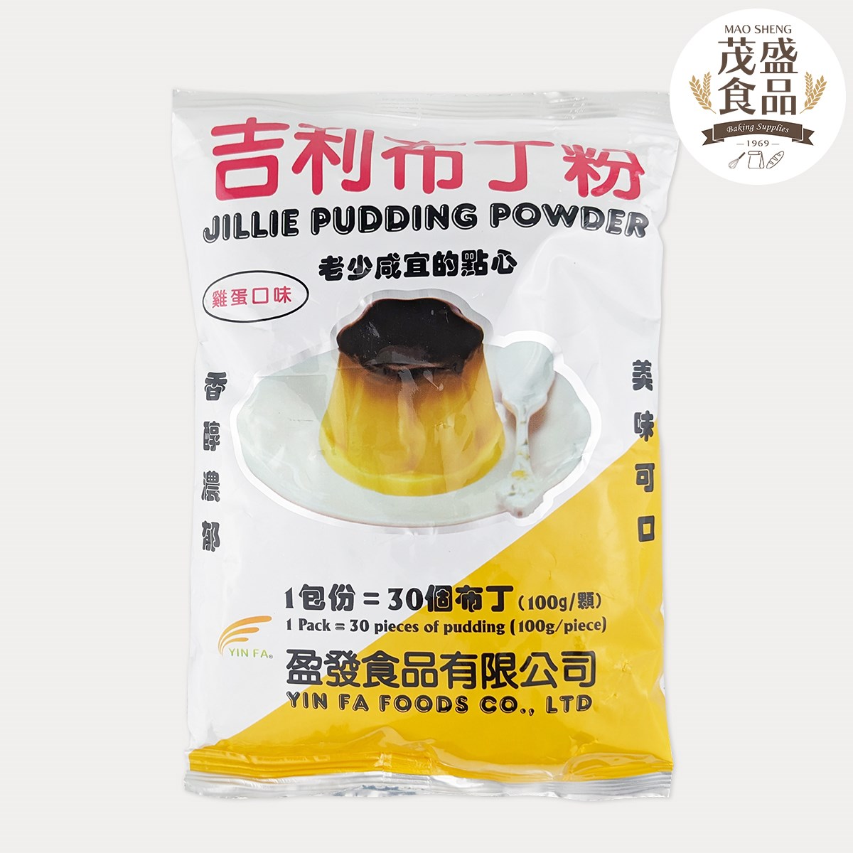 【盈發】吉利雞蛋布丁粉 340g