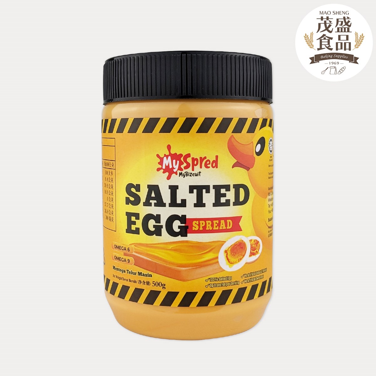 【喜樂麥】麥斯 鹹蛋黃抹醬 500g