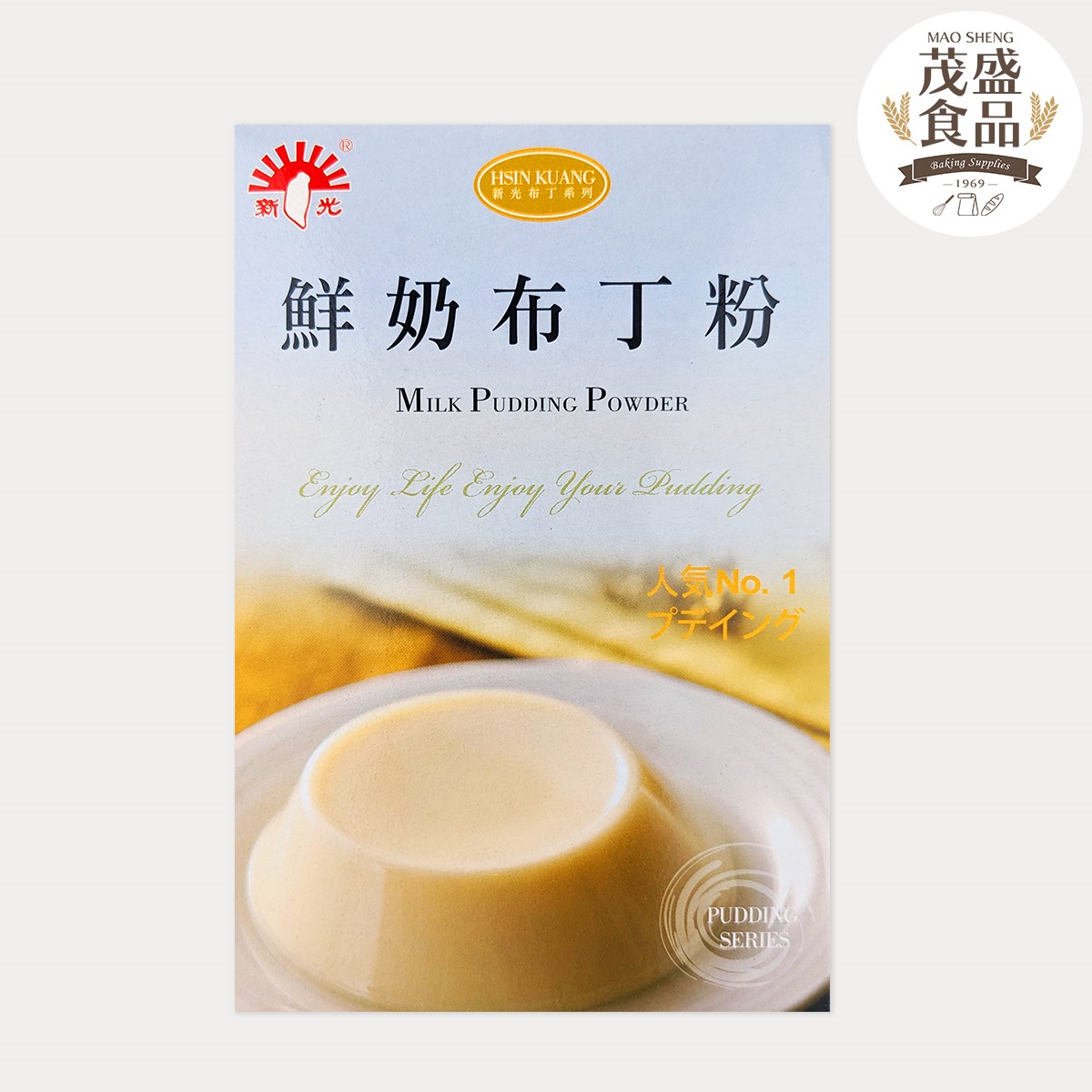 【新光洋菜】鮮奶布丁粉 100g