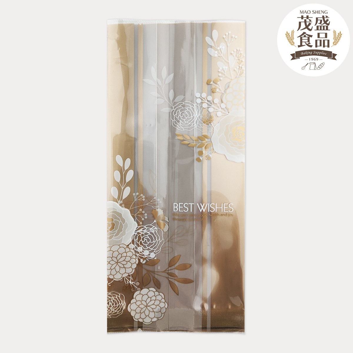 花卉圖樣包裝袋 16*7cm