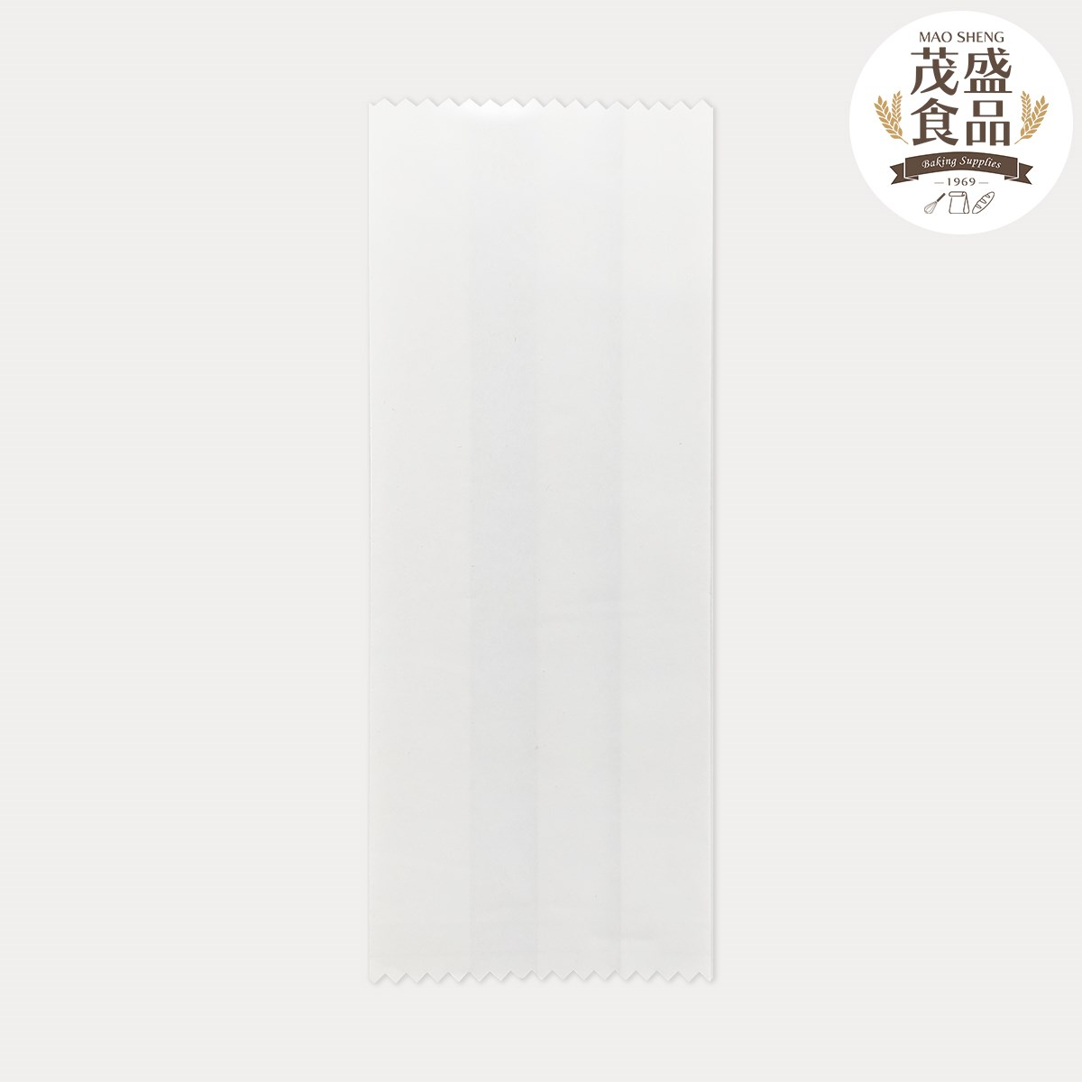 鳳梨酥包裝袋 純白 12.5*5cm
