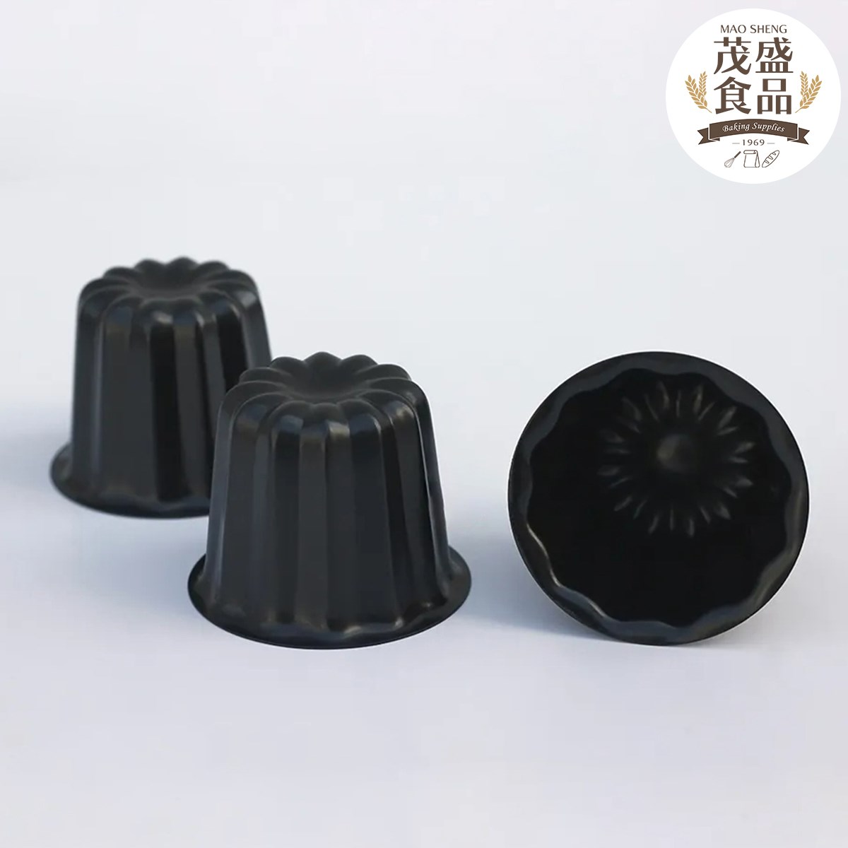【三箭牌】碳鋼不沾可麗露模 3入