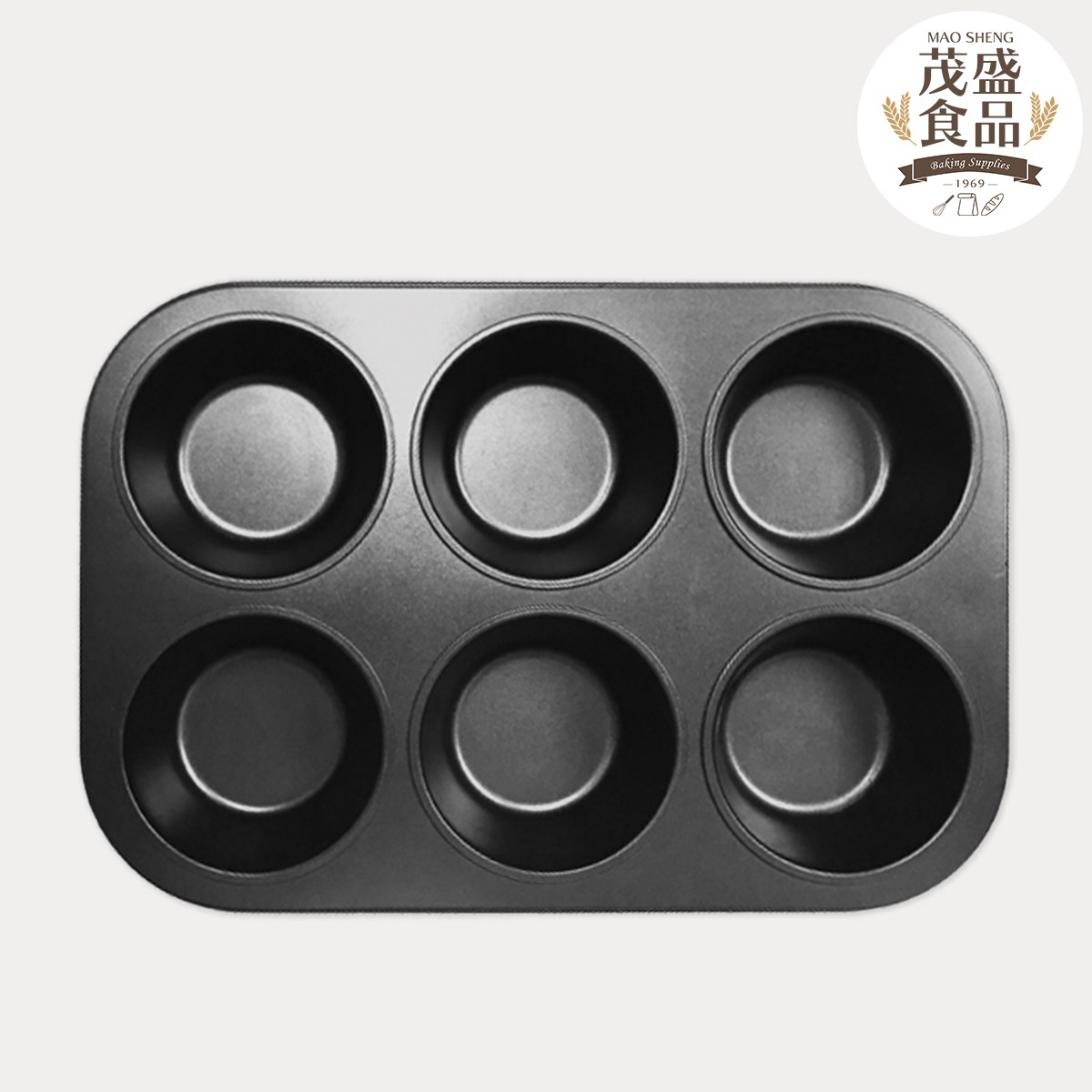 【三箭牌】六連杯圓形蛋糕模