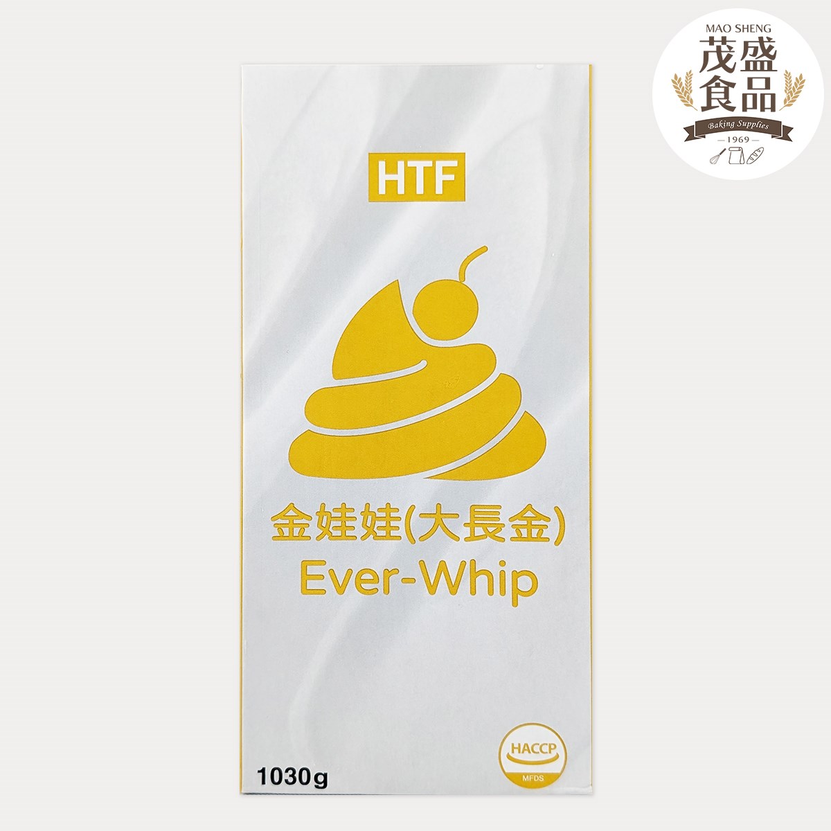 【金娃娃】大長金植物性鮮奶油 烘焙專用脂  1030g