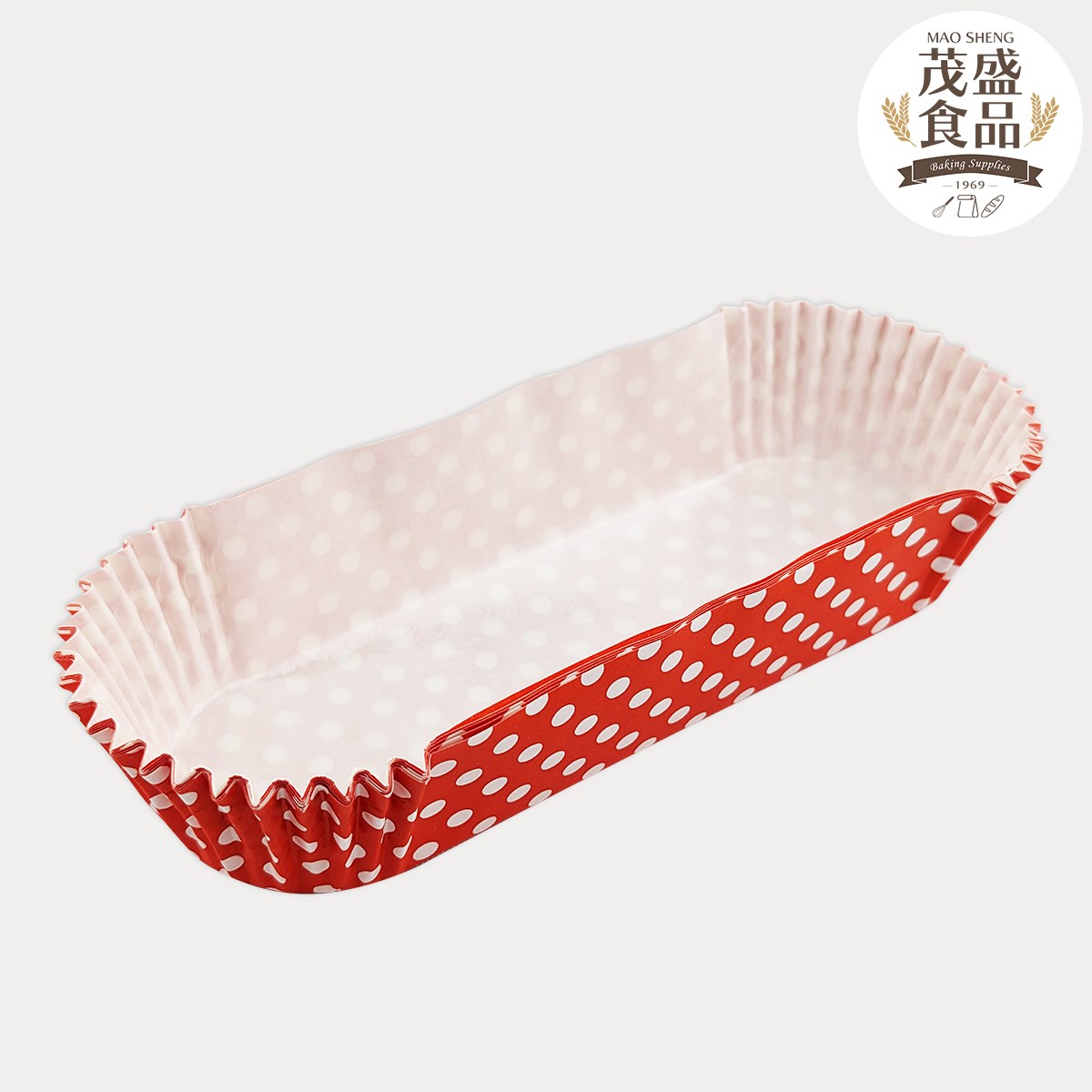 【特圓】 船型 耐熱紙杯 紅色點點 (143*47*33cm)