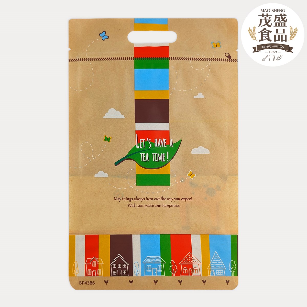 手提立體夾鏈袋 小鹿 (六兩)