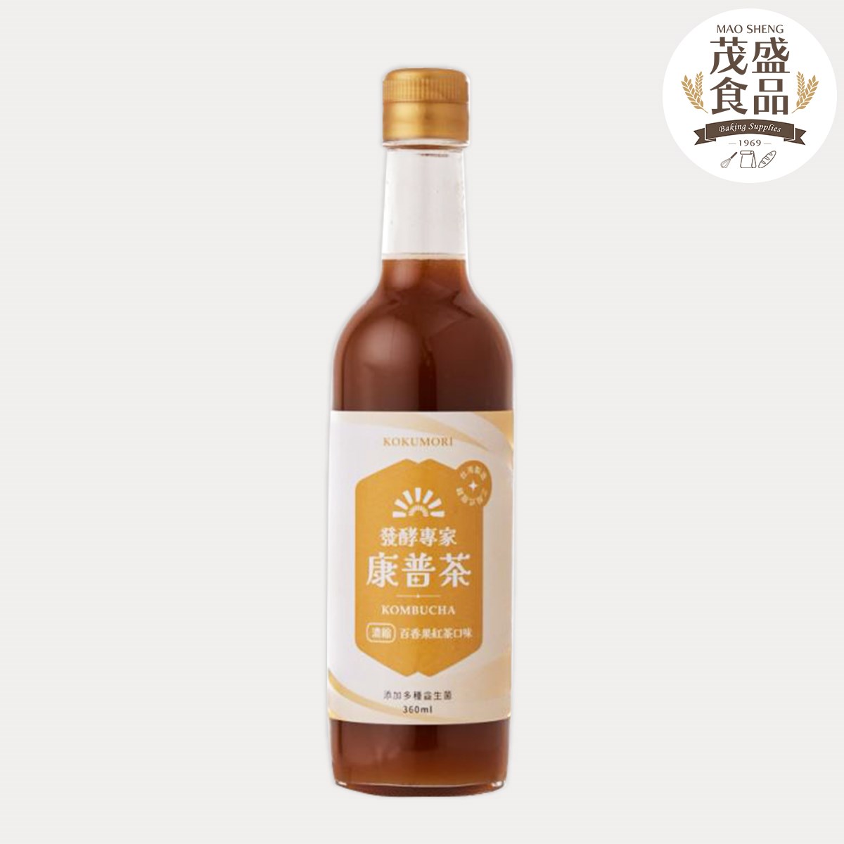 【穀盛】康普茶系列 (蜜香紅茶 / 百香果紅茶) 360ml