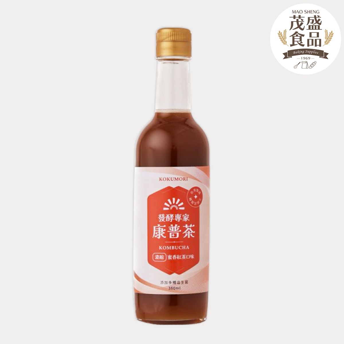 【穀盛】康普茶系列 (蜜香紅茶 / 百香果紅茶) 360ml