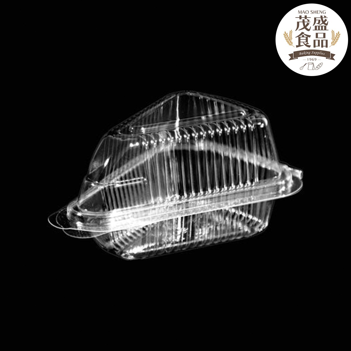 金三角慕斯盒 塑膠盒 ( 10入 / 100入 )