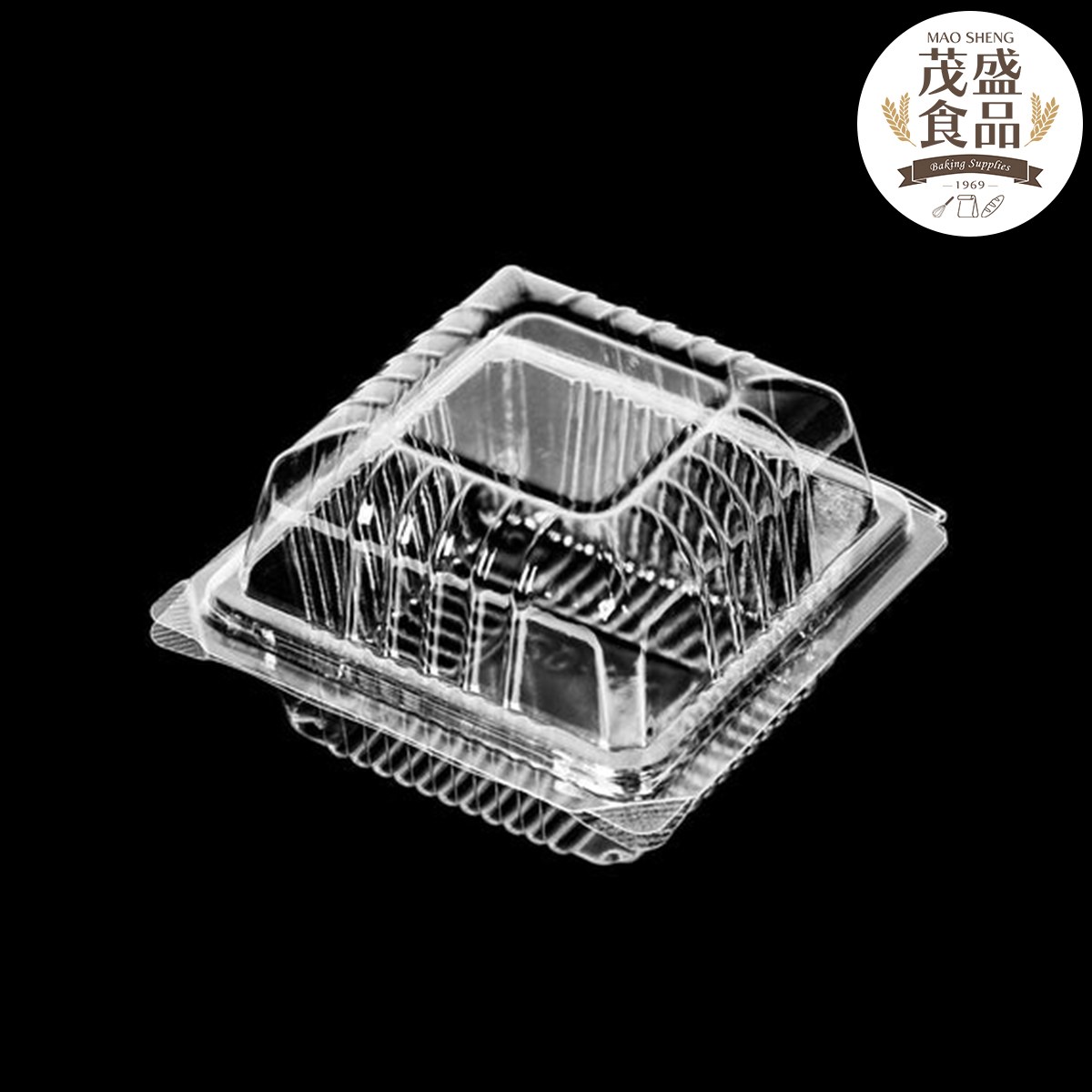 四方型卡通盒 塑膠盒 ( 10入 / 100入 )