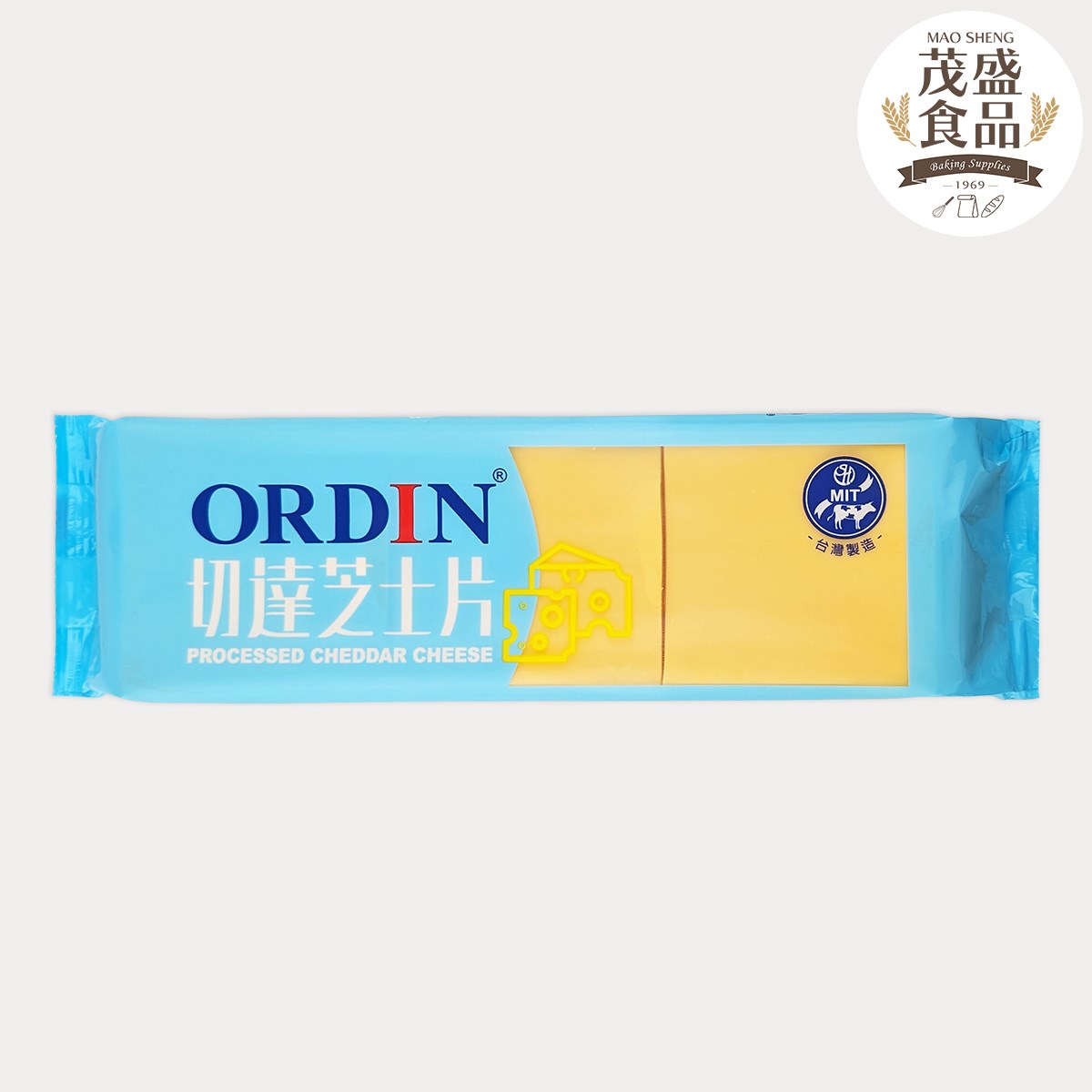 【歐丁】切達起司片 起士片 芝士片 1kg (90片)