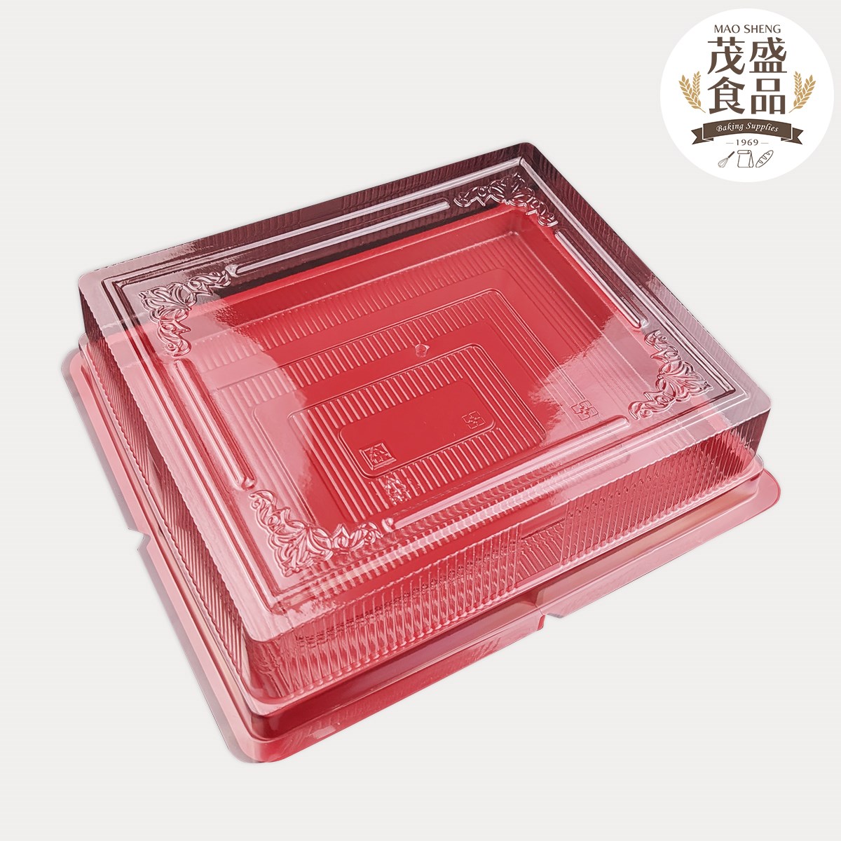拜拜 五牲禮盒 布丁盒 蛋糕盒 塑膠盒 無自扣 平底 (5入 / 50入)