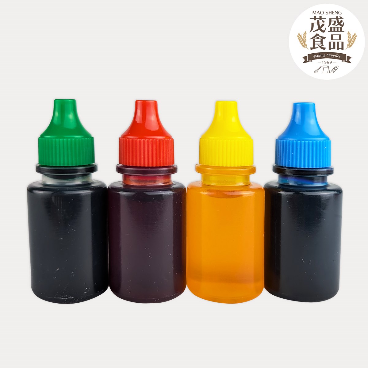 四色水 食用色素 10g*4 (紅/黃/綠/藍)