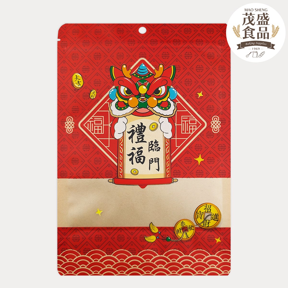 禮福臨門 夾鏈袋 50入 ( 半斤 )