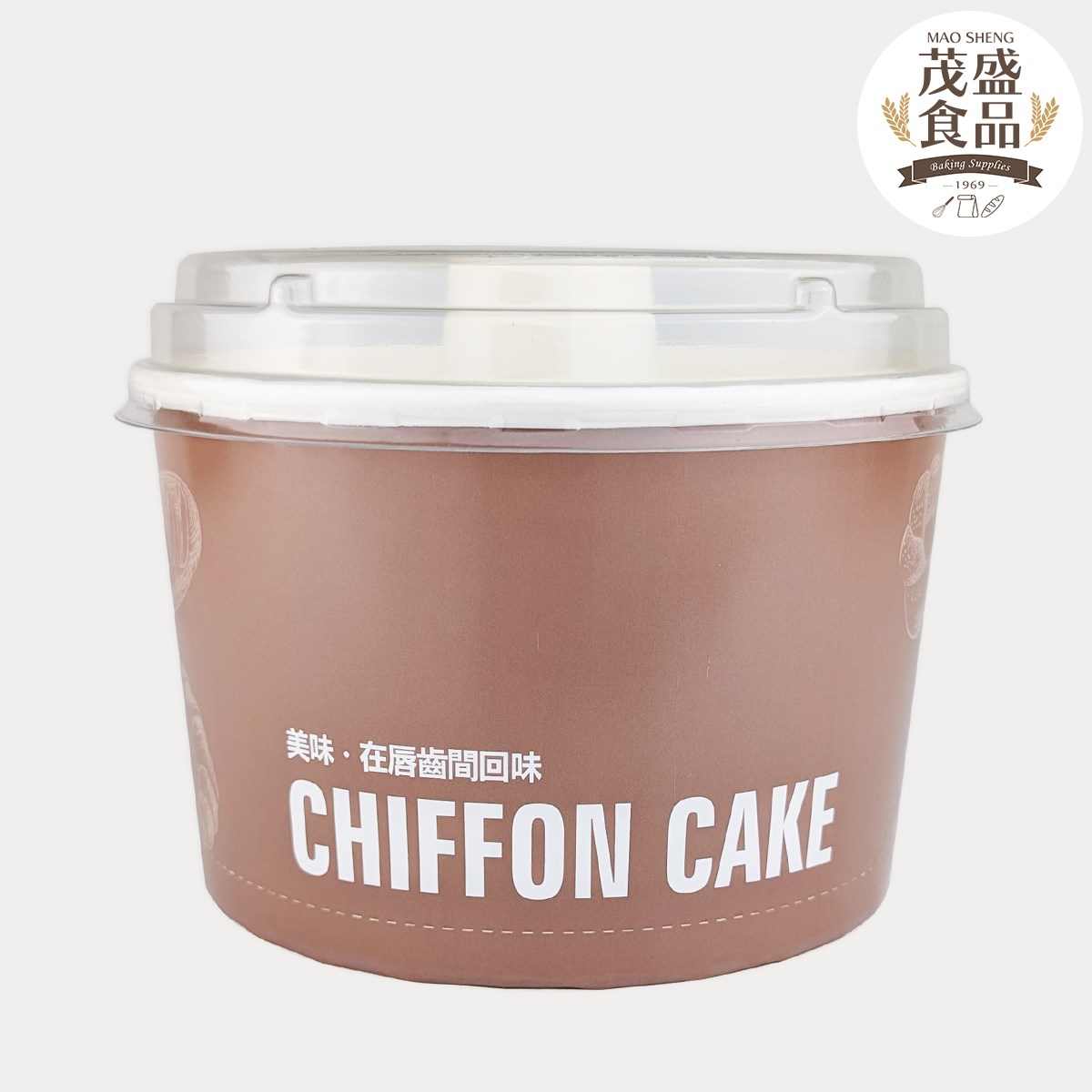 戚風蛋糕 耐熱 圓型烘烤盒 (5入/100入)