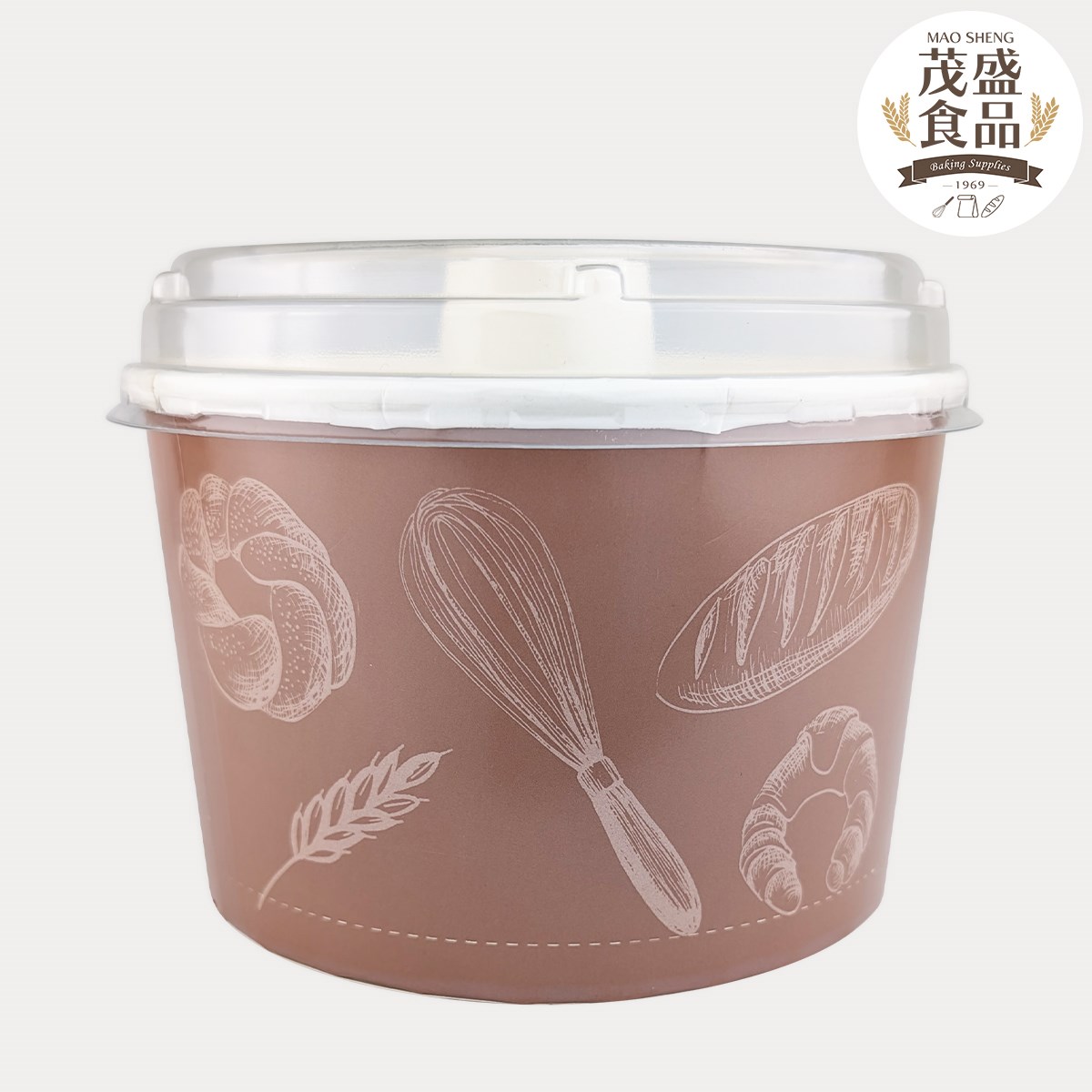 戚風蛋糕 耐熱 圓型烘烤盒 (5入/100入)