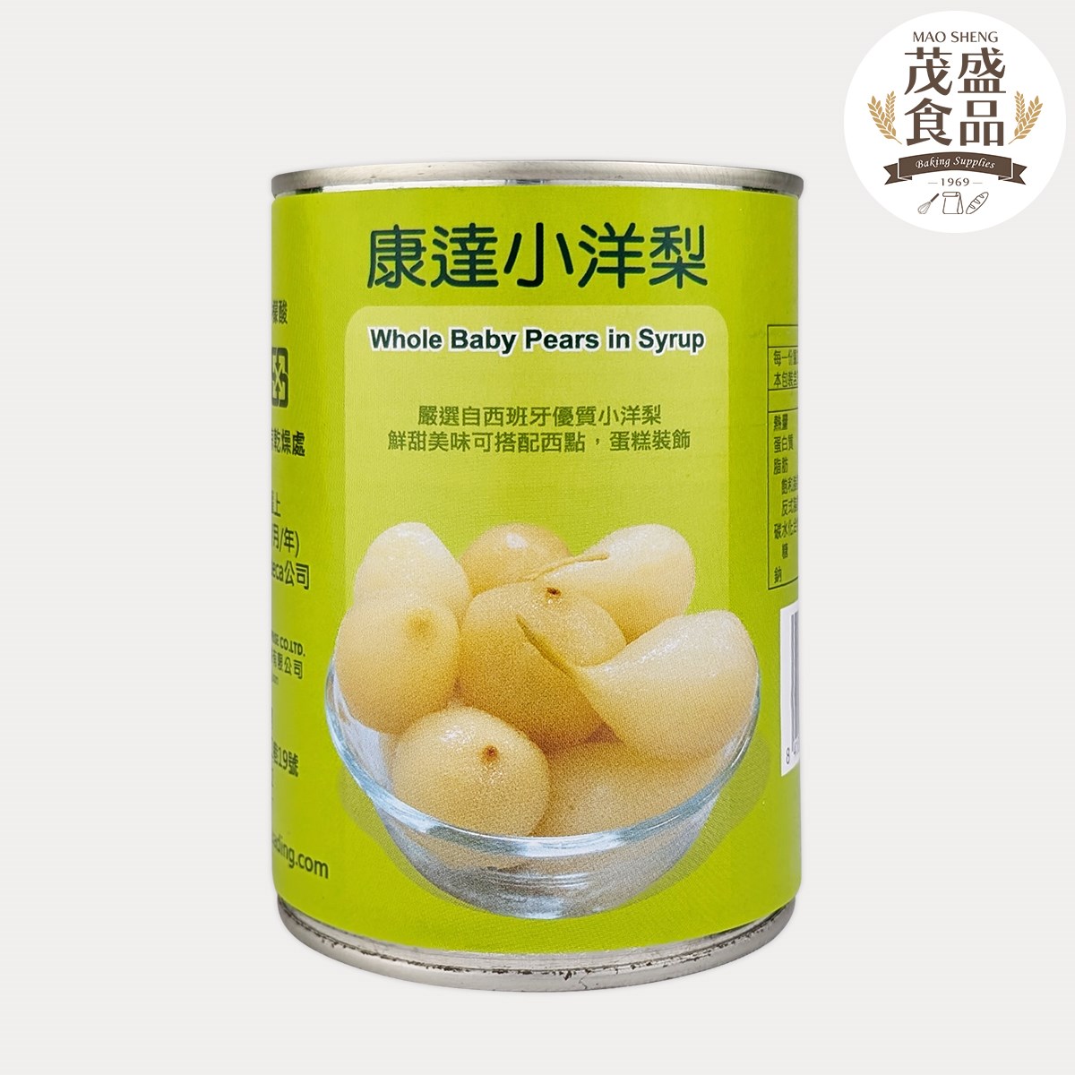 【康達】小洋梨罐頭 415g