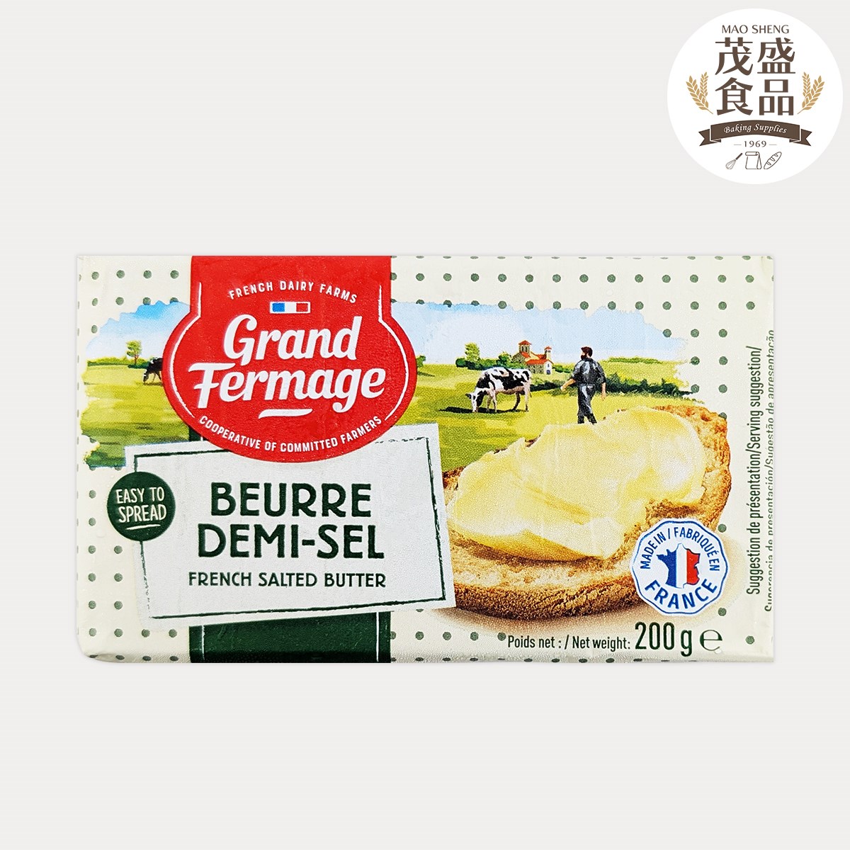 法國 Grand Fermage 有鹽發酵奶油 200g