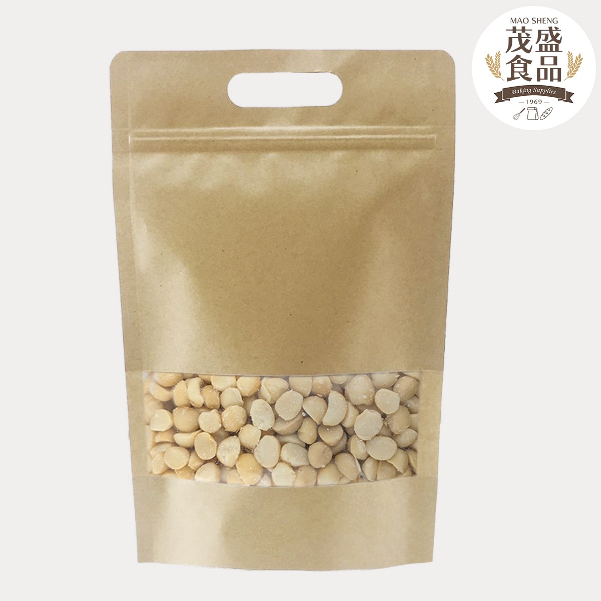 半顆 夏威夷豆 [4號] (烤熟) 454g