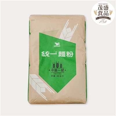 【統一麵粉】中筋一號粉 600g / 3kg / 22kg 