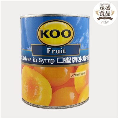 【口蜜牌 KOO】水蜜桃罐頭 825g