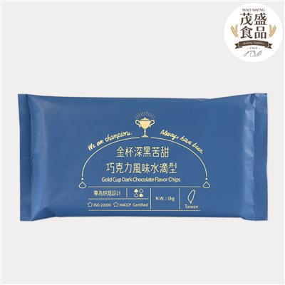 【正慧】H&C 金杯 巧克力風味 水滴型系列 (深黑苦甜/牛奶) 1kg