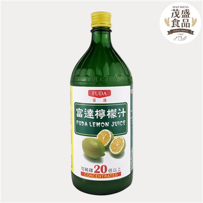 【富達】特濃檸檬原汁 960ml