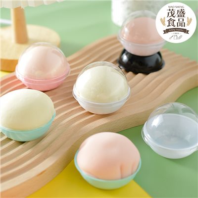 馬卡龍色雪媚娘包裝盒 50入