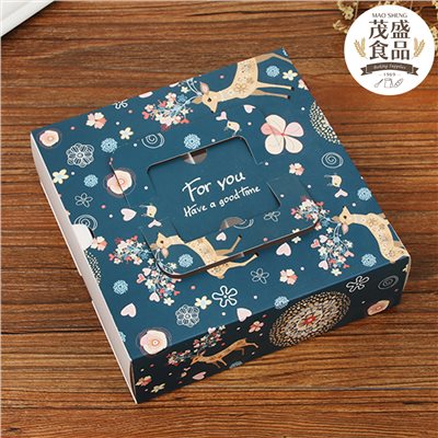 中秋 月餅包裝 月餅盒 手提盒  四宮格 5入裝