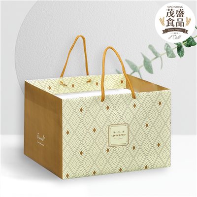 燙金緞帶禮盒 (單層 / 雙層) 綠茵
