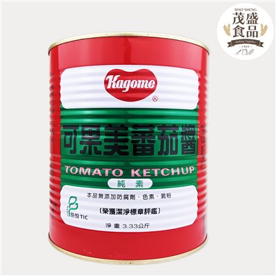 【可果美】蕃茄醬 (純素) 3.3kg