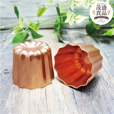 【三箭牌】2吋 鋁合金 法式可麗露模 1入