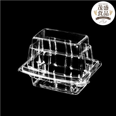 四方慕斯盒 塑膠盒 100入