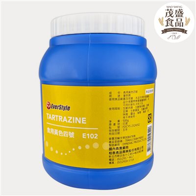 【柏泰】食用黃色四號 色素 色粉 500g 